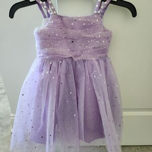 Sparkly Purple Tulle Dress